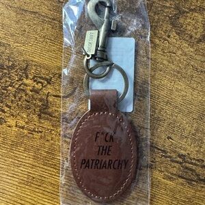 Taylor Swift Keychain F*ck the Patriarchy Red All Too Well Ten Minute Version